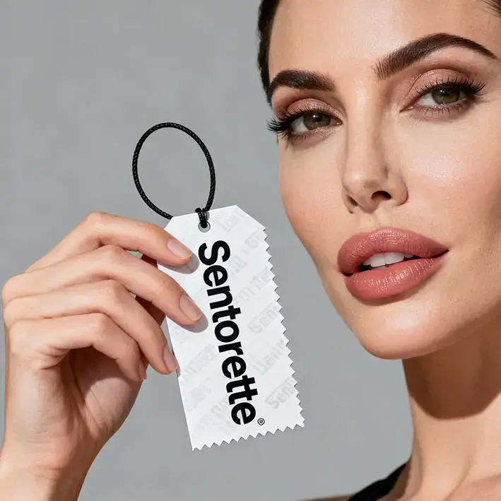 Ambientadores de coche personalizados Sentorette con claims estacionales y código QR fundraising﻿﻿